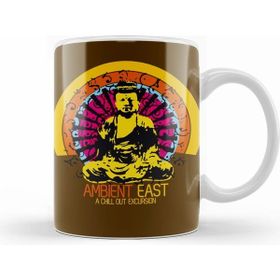 Humuts Porselen Beyaz Buddha Kupa Bardak