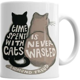 Humuts Porselen Beyaz Cats Kedi 04 Kupa Bardak