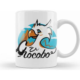 Humuts Porselen Beyaz Chocobo Kupa Bardak