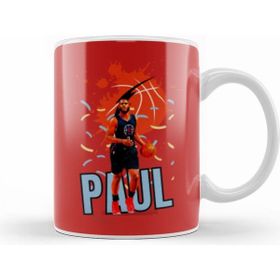 Humuts Porselen Beyaz Chris Paul Vintage Art Legend Basketball Gift Vintage Retro Style Kupa Bardak