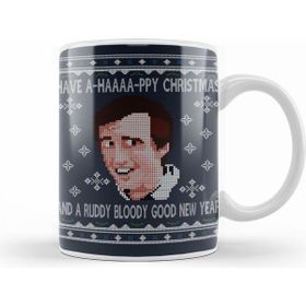 Humuts Porselen Beyaz Christmas Alan Partridge A Haaaapy Christmas Knit Pattern Kupa Bardak