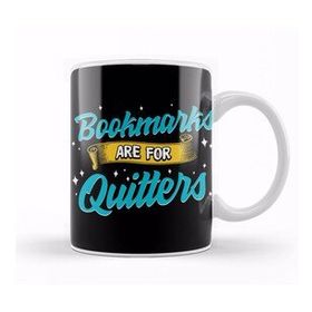 Humuts Porselen Beyaz Cute Funny Bookmarks Are For Quitters Reading Pun Kupa Bardak