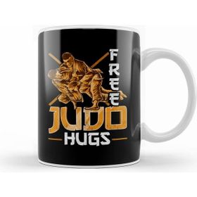 Humuts Porselen Beyaz Cute Funny Free Judo Hugs Mma Mixed Martial Arts Kupa Bardak