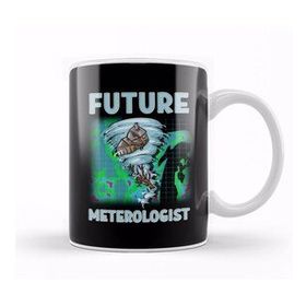 Humuts Porselen Beyaz Cute Funny Future Meteorologist Tornado Storm Kupa Bardak