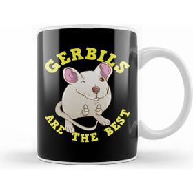 Humuts Porselen Beyaz Cute Funny Gerbils Are The Best Pet Owners Kupa Bardak