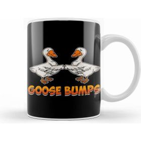 Humuts Porselen Beyaz Cute Funny Goose Bumps Goosebumps Animal Pun Kupa Bardak