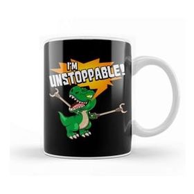 Humuts Porselen Beyaz Cute Funny I Am Unstoppable T Rex Dinosaur Pun Kupa Bardak