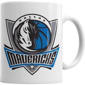 Humuts Porselen Beyaz Dallas Mavericks Kupa Bardak