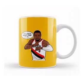 Humuts Porselen Beyaz Damian Lillard What Time Is It Kupa Bardak