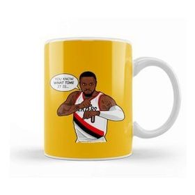 Humuts Porselen Beyaz Damian Lillard What Time Is It Kupa Bardak