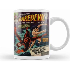 Humuts Porselen Beyaz Daredevil Kupa Bardak