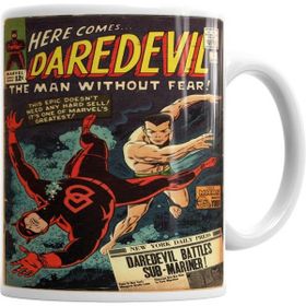 Humuts Porselen Beyaz Daredevil Kupa Bardak
