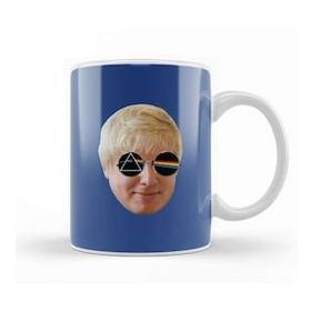 Humuts Porselen Beyaz Dark Side Of Boris Johnson Kupa Bardak