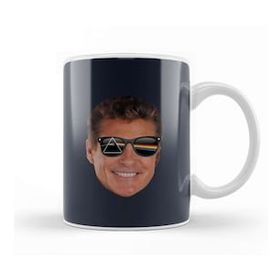 Humuts Porselen Beyaz Dark Side Of Hasselhoff Baywatch Kupa Bardak