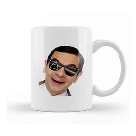 Humuts Porselen Beyaz Dark Side Of Mr Bean Kupa Bardak