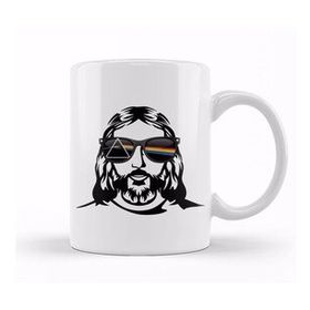 Humuts Porselen Beyaz Dark Side Of The Christ Kupa Bardak