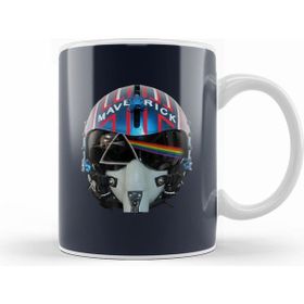 Humuts Porselen Beyaz Dark Side Of The Maverick Helmet Top Gun Kupa Bardak