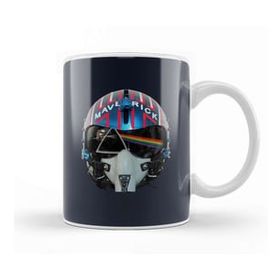 Humuts Porselen Beyaz Dark Side Of The Maverick Helmet Top Gun Kupa Bardak