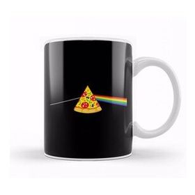 Humuts Porselen Beyaz Dark Side Of The Pizza Kupa Bardak