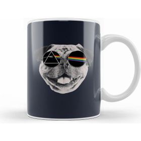 Humuts Porselen Beyaz Dark Side Of The Pug Kupa Bardak