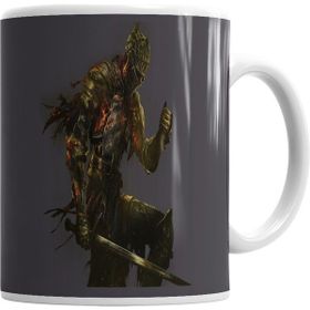 Humuts Porselen Beyaz Dark Souls Alma Amargurada Kupa Bardak