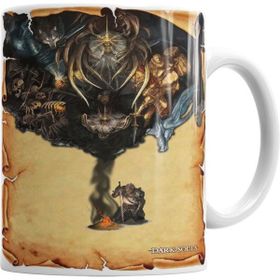 Humuts Porselen Beyaz Dark Souls Tribute Kupa Bardak