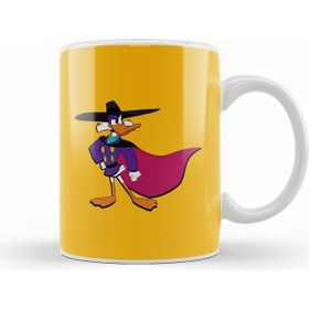 Humuts Porselen Beyaz Darkwing Duck Kupa Bardak