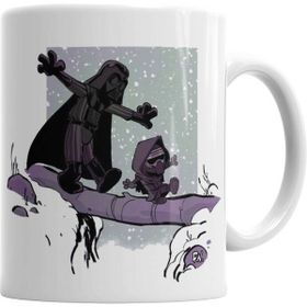 Humuts Porselen Beyaz Darth Vader 04 Kupa Bardak