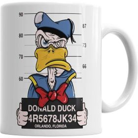 Humuts Porselen Beyaz Donald Duck Kupa Bardak