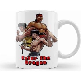 Humuts Porselen Beyaz Enter The Dragon Kupa Bardak