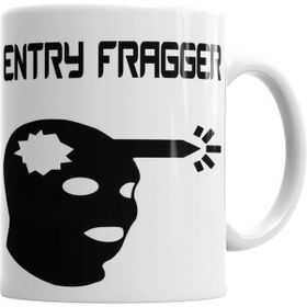 Humuts Porselen Beyaz Entry Fragger Kupa Bardak