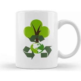 Humuts Porselen Beyaz Environmental Friendly Green Eco Recycle Reuse Kupa Bardak