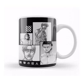 Humuts Porselen Beyaz Eren And Zeke Yeager Attack On Titan Kupa Bardak