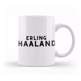 Humuts Porselen Beyaz Erling Haaland Kupa Bardak