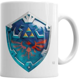 Humuts Porselen Beyaz Escudo Zelda Kupa Bardak