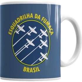 Humuts Porselen Beyaz Esquadrilha Da Fumaça Kupa Bardak