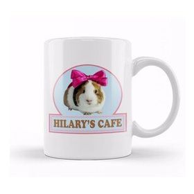 Humuts Porselen Beyaz Fleabag Guinea Pig Cafe Kupa Bardak