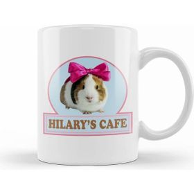 Humuts Porselen Beyaz Fleabag Guinea Pig Cafe Kupa Bardak