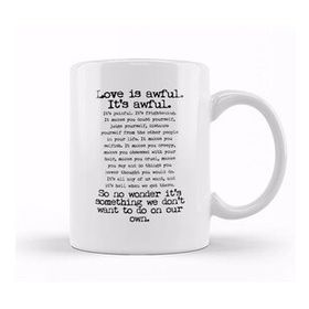 Humuts Porselen Beyaz Fleabag Love Quote Fleabag Wedding Speech Kupa Bardak