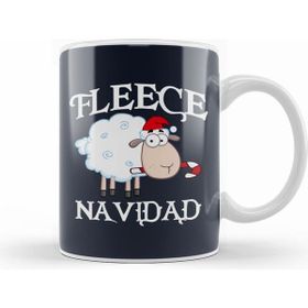 Humuts Porselen Beyaz Fleece Navidad Christmas Sheep Kupa Bardak