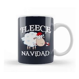 Humuts Porselen Beyaz Fleece Navidad Christmas Sheep Kupa Bardak