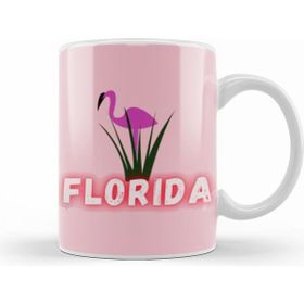 Humuts Porselen Beyaz Florida Gift Vintage Retro Rainbow Kupa Bardak