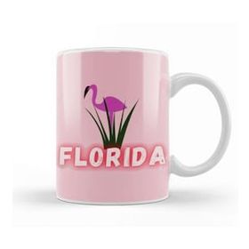 Humuts Porselen Beyaz Florida Gift Vintage Retro Rainbow Kupa Bardak