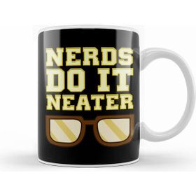 Humuts Porselen Beyaz Funny Nerds Do It Neater Cool Nerdy Geeky Kupa Bardak