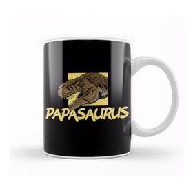 Humuts Porselen Beyaz Funny Papasaurus Rex T Rex Father S Day Dinosaur Kupa Bardak