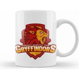 Humuts Porselen Beyaz Gryffindor Kupa Bardak