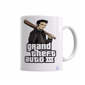 Humuts Porselen Beyaz Gta III Kupa Bardak