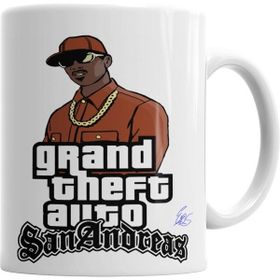 Humuts Porselen Beyaz Gta Sanandreas Kupa Bardak