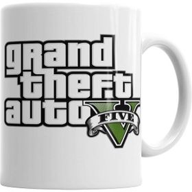 Humuts Porselen Beyaz Gta V Kupa Bardak