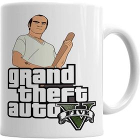 Humuts Porselen Beyaz Gta V Trevor Kupa Bardak